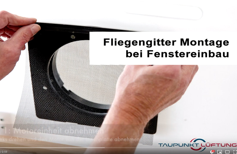 Videoanleitung: Fliegengitter Montage bei Fenstereinbau